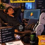 working on album